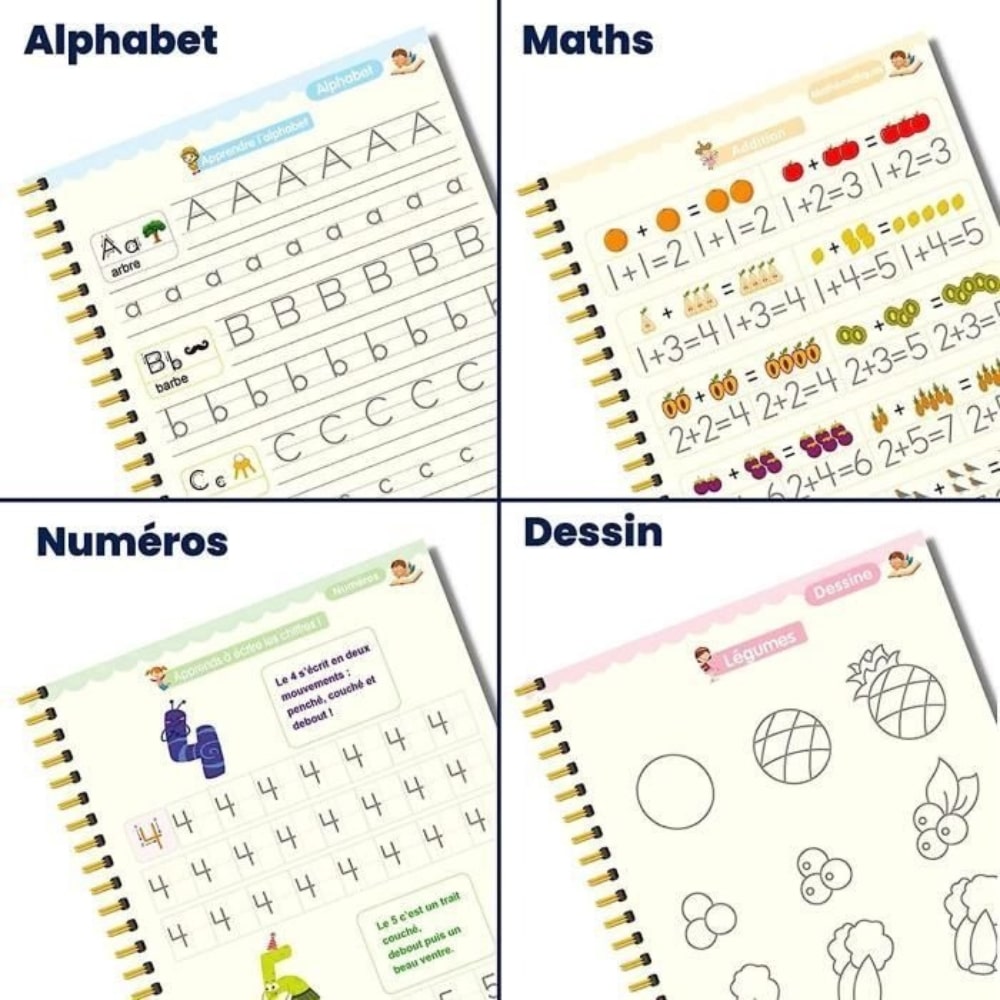 Livrets magique pour enfants (3 à 7 ans)